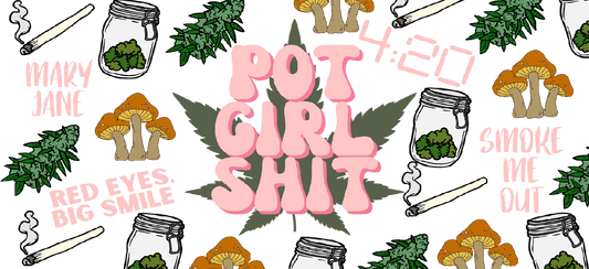 Pot GIRL UV DTF Transfer