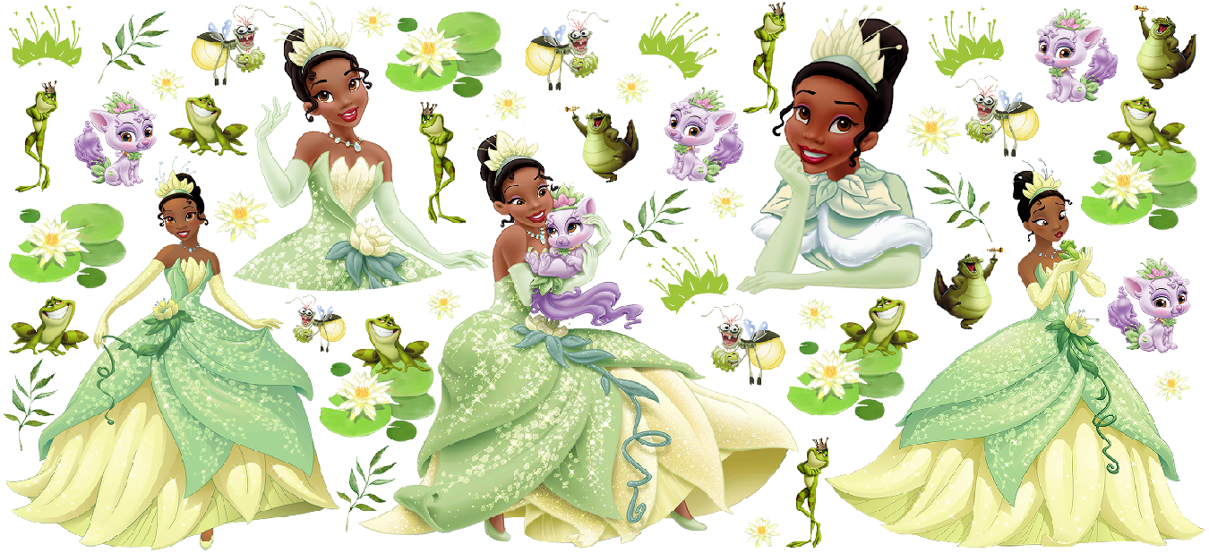 Princess Tiana UV DTF Transfer