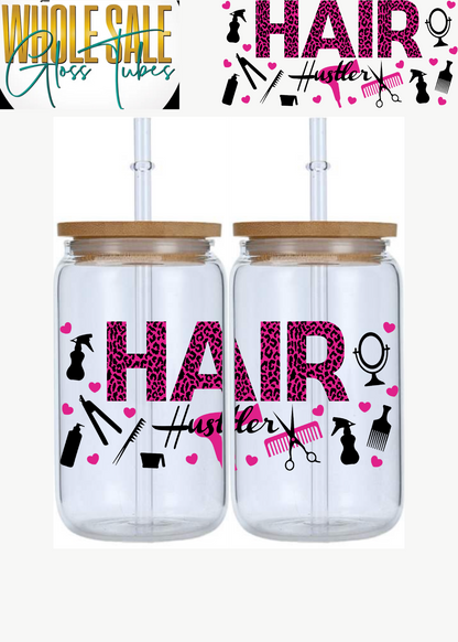 Hair Hustler UV DTF Transfer