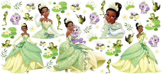 Princess Tiana UV DTF Transfer