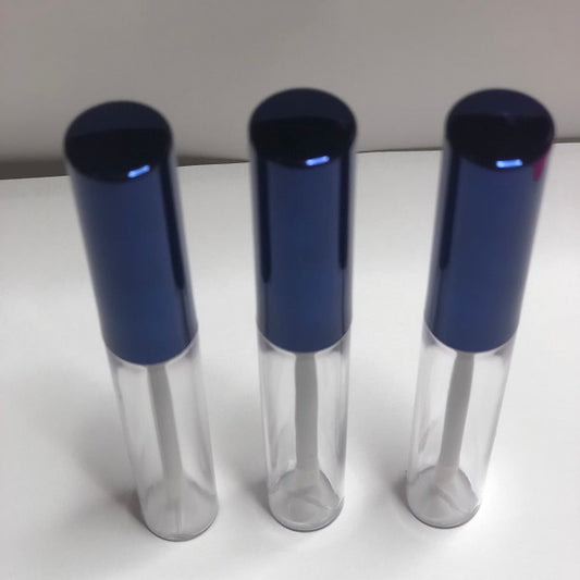 Holographic Navy Blue Shiny Lip Gloss - Whole Sale Lipgloss Tubes