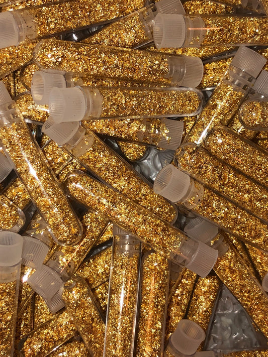 3 Pack Gold Flakes - Whole Sale Lipgloss Tubes