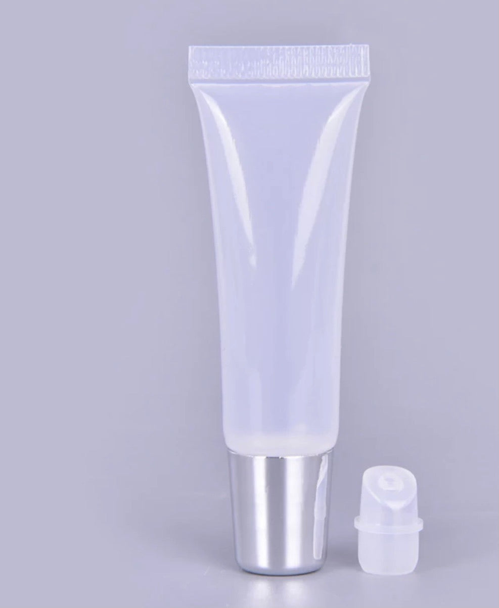 Silver Cap  Squeeze tubes - Whole Sale Lipgloss Tubes