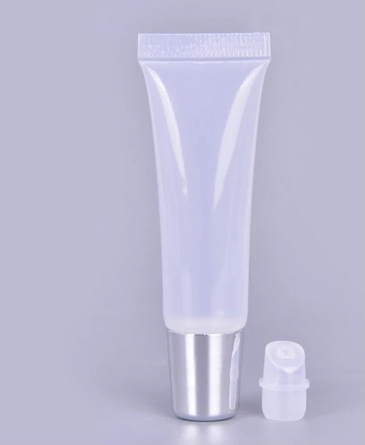 Silver Cap  Squeeze tubes - Whole Sale Lipgloss Tubes