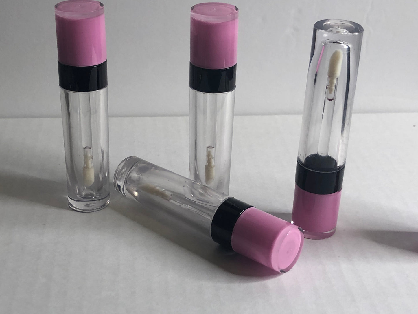 Pink/Black Lipgloss Tubes - Whole Sale Lipgloss Tubes