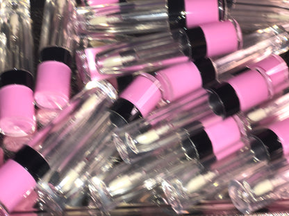 Pink/Black Lipgloss Tubes - Whole Sale Lipgloss Tubes